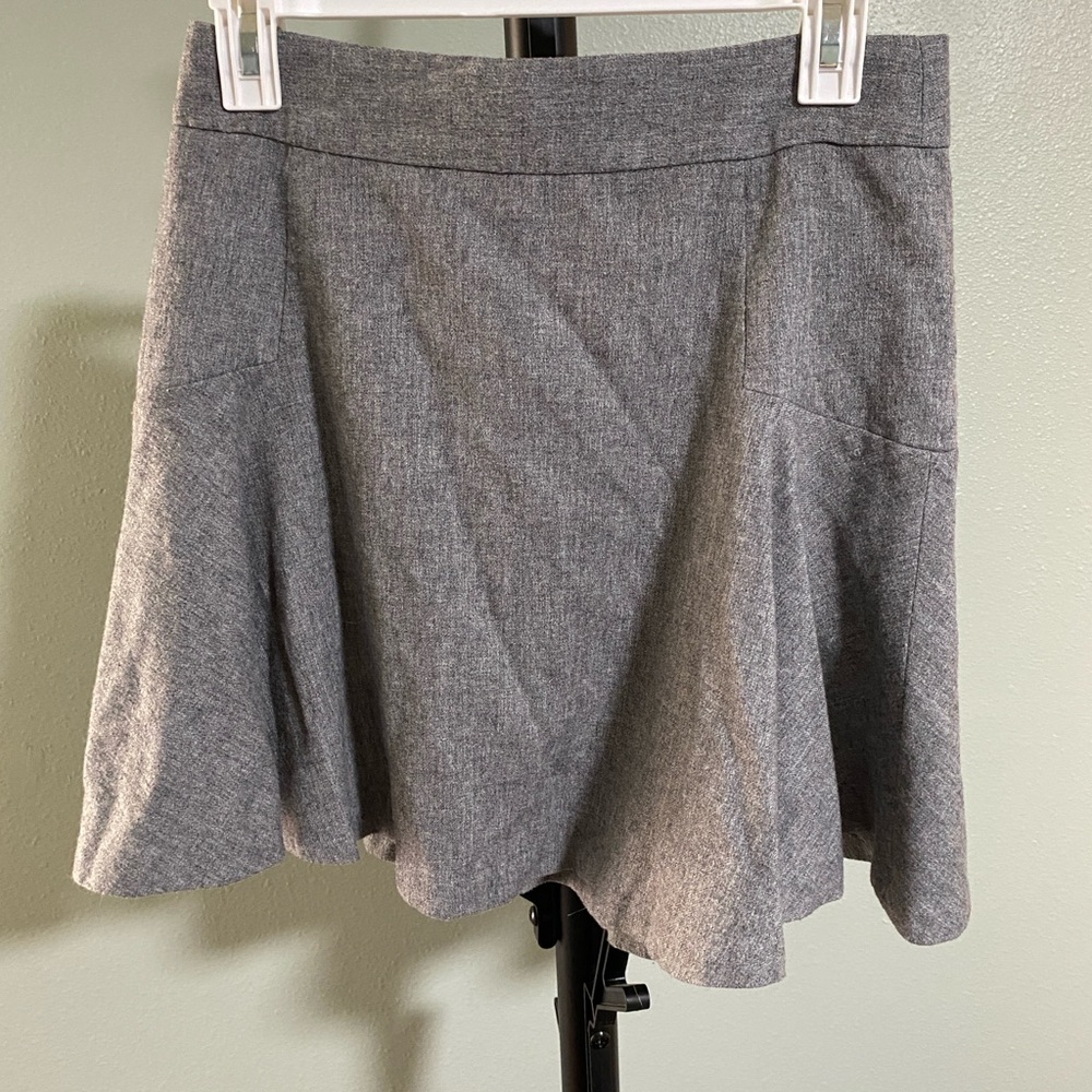 Banana Republic Gray Skater Skirt